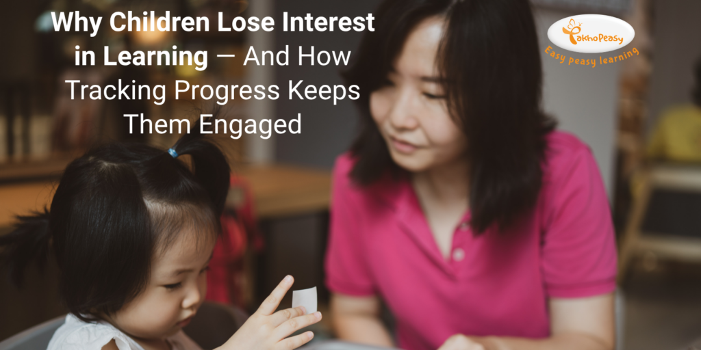 child engaged in activities vs focused learning early childhood tracking progress
